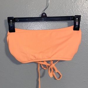 Cute orange Bando swimsuit top